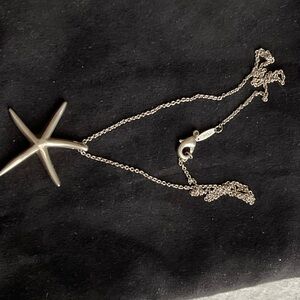 925 S. Silver Starfish Pendant Necklace